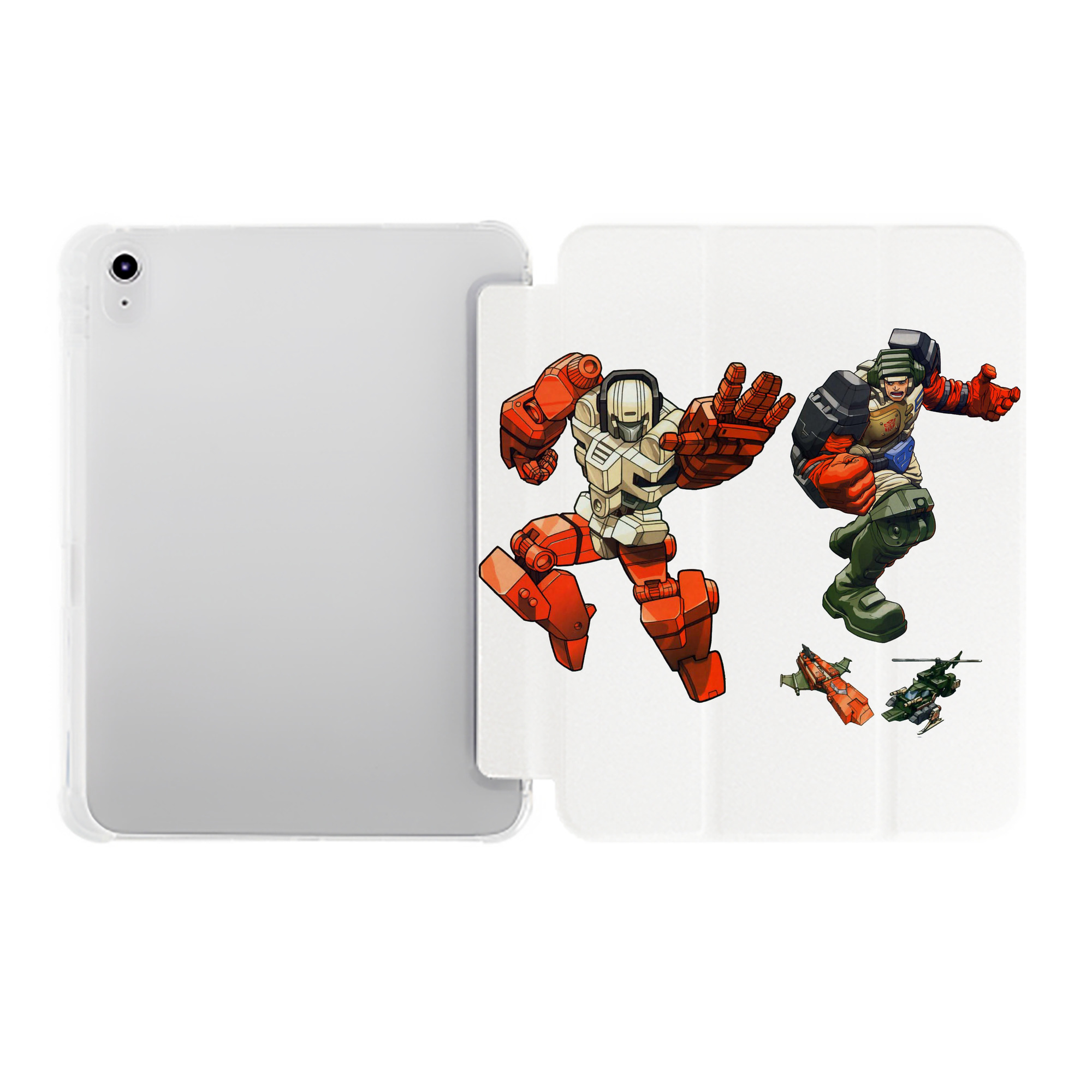 （画像用）  IPad ケース ペン収納付き 三つ折りスタンド PUレザー×シリコン 対応機種9.5/10.5/10.9インチ
